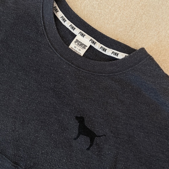 PINK Oversized Sweatshirt Top - Picture 6 of 6